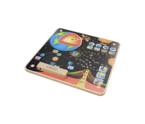 MASTERKIDZ Tablica Edukacyjna Ziemia Montessori