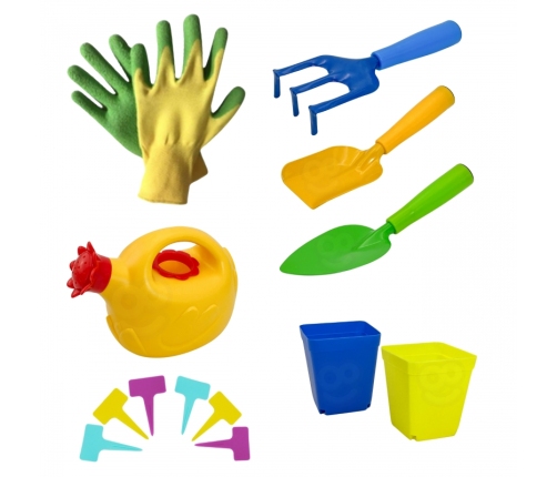 WOOPIE Zestaw Małego Ogrodnika 15el. Dinozaury