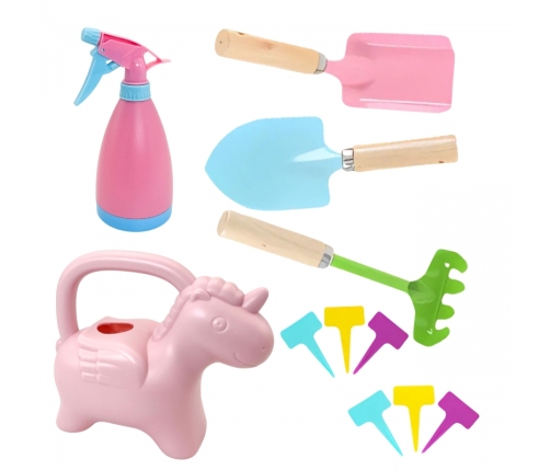 WOOPIE Zestaw Małego Ogrodnika 18 el. Jednorożec