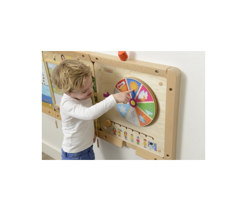 MASTERKIDZ Tablica Edukacyjna Pogoda