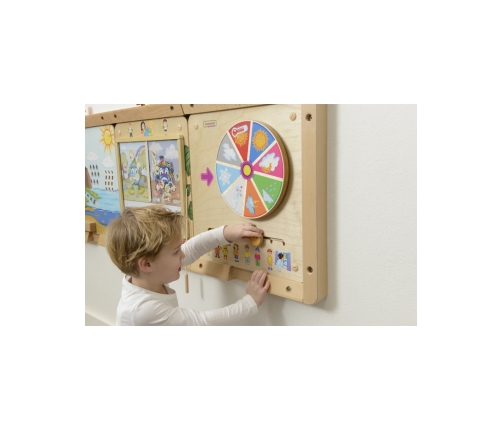 MASTERKIDZ Tablica Edukacyjna Pogoda