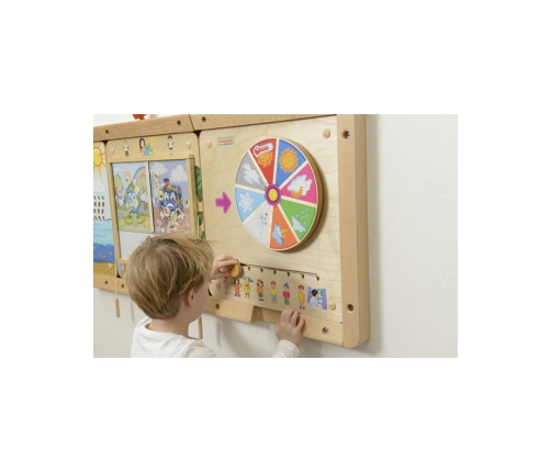 MASTERKIDZ Tablica Edukacyjna Pogoda