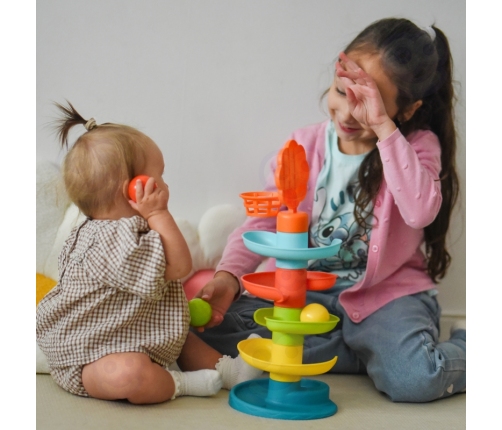 WOOPIE BABY Tor Zjeżdzalnia Kulek Wieża z Piłeczkami Kulodrom