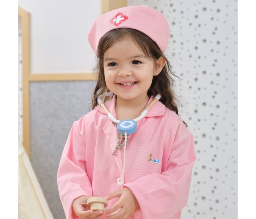 VIGA Strój Mundurek i Kapelusz Małej Pielęgniarki