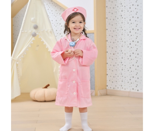 VIGA Strój Mundurek i Kapelusz Małej Pielęgniarki