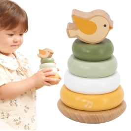 VIGA PolarB Drewniana Piramidka Edukacyjna - Ptaszek VIGA PolarB Drewniana Piramidka Edukacyjna - Ptaszek