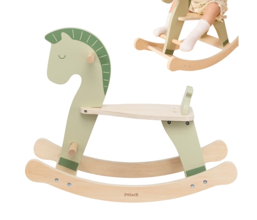 VIGA Drewniany Konik na Biegunach