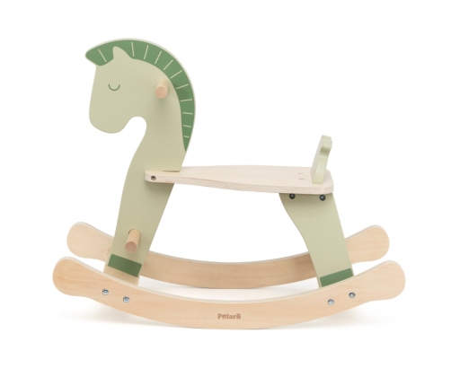 VIGA Drewniany Konik na Biegunach