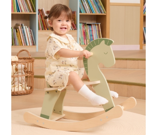 VIGA Drewniany Konik na Biegunach