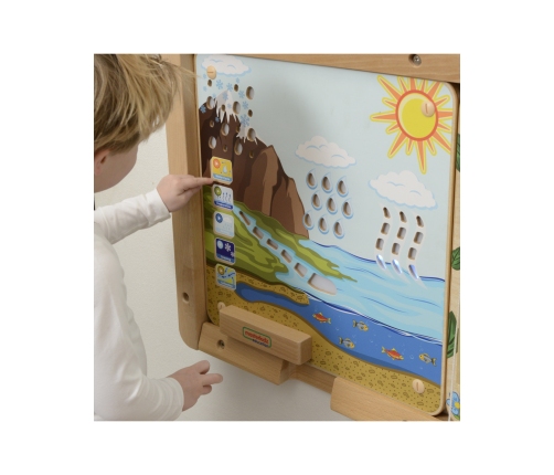 MASTERKIDZ Tablica Edukacyjna Obieg Wody Montessori