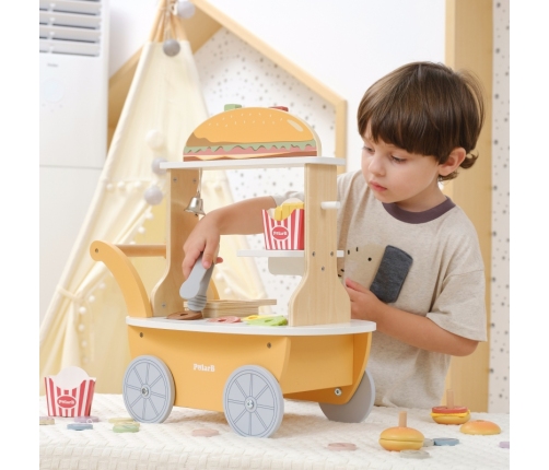 VIGA Minisklep z Hamburgerami – Kreatywna Zabawa w Odgrywanie Ról