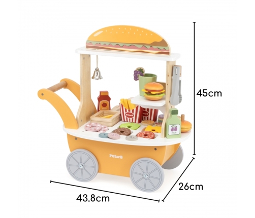 VIGA Minisklep z Hamburgerami – Kreatywna Zabawa w Odgrywanie Ról