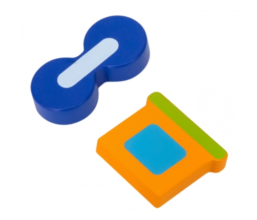 VIGA Drewniana Układanka Edukacyjna Montessori Pociąg