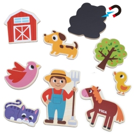 VIGA Magnetyczni Przyjaciele z Farmy 20 szt. Magnesów – Kreatywna Zabawa z Wiejskimi Zwierzątkami VIGA Magnetyczni Przyjaciele z Farmy 20 szt. Magnesów – Kreatywna Zabawa z Wiejskimi Zwierzątkami