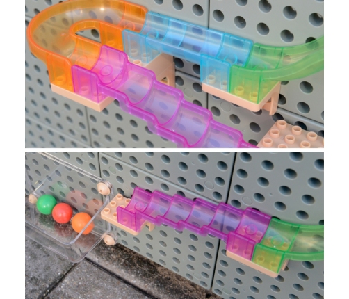 MASTERKIDZ Zestaw Konstrukcyjny Tor dla Piłek Tablica STEM 440elementów