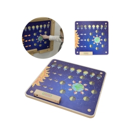 MASTERKIDZ Tablica Edukacyjna Fazy Księżyca Montessori MASTERKIDZ Tablica Edukacyjna Fazy Księżyca Montessori