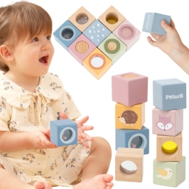 VIGA Drewniane Klocki Sensoryczne PolarB VIGA Drewniane Klocki Sensoryczne PolarB