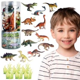 WOOPIE Zestaw Figurki Dinozaury 18 szt. - wersja 2 WOOPIE Zestaw Figurki Dinozaury 18 szt. - wersja 2