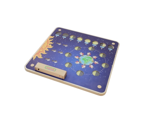 MASTERKIDZ Tablica Edukacyjna Fazy Księżyca Montessori