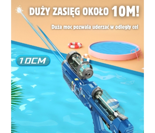 WOOPIE Pistolet na Wodę Elektryczny Automatyczny Merkury