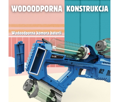 WOOPIE Pistolet na Wodę Elektryczny Automatyczny Merkury