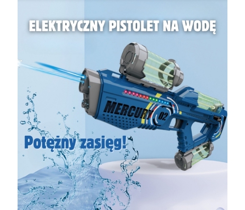 WOOPIE Pistolet na Wodę Elektryczny Automatyczny Merkury
