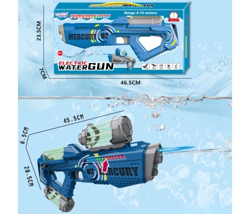 WOOPIE Pistolet na Wodę Elektryczny Automatyczny Merkury