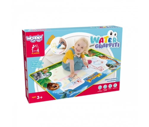 WOOPIE Mata Wodna do Malowania Safari Literki Cyferki