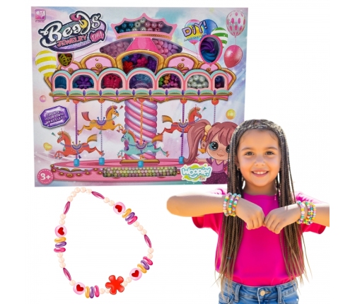WOOPIE ART&FUN Zestaw do Robienia Biżuterii Bransoletek Wisiorków Pierścionków