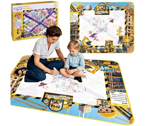 WOOPIE Mata Wodna do Malowania Zestaw Kreatywny z Akcesoriami