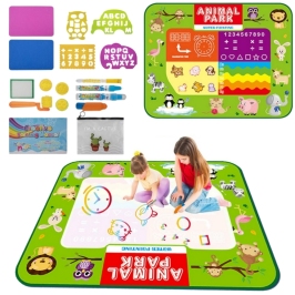 WOOPIE Mata Wodna do Malowania 2w1 XXL Dwustronna Zwierzęta WOOPIE Mata Wodna do Malowania 2w1 XXL Dwustronna Zwierzęta