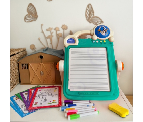 WOOPIE Dwustronna Tablica do Rysowania Gra Tetris 2w1