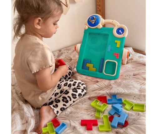 WOOPIE Dwustronna Tablica do Rysowania Gra Tetris 2w1