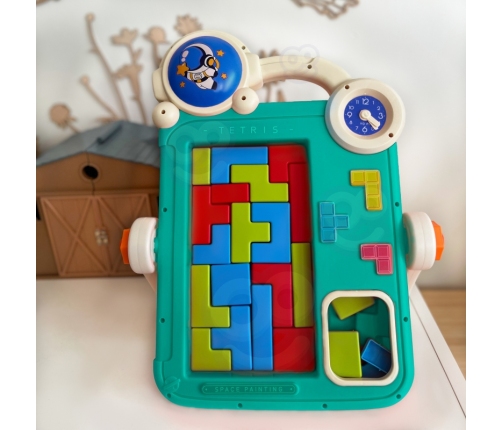 WOOPIE Dwustronna Tablica do Rysowania Gra Tetris 2w1