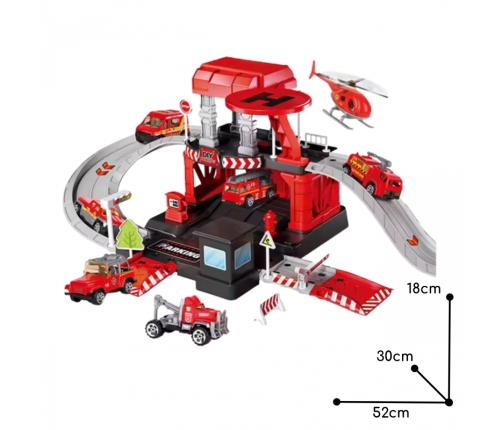 WOOPIE Garaż Parking Straż Pożarna 43 el.