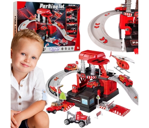 WOOPIE Garaż Parking Straż Pożarna 43 el.