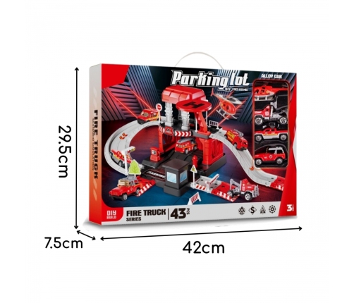 WOOPIE Garaż Parking Straż Pożarna 43 el.