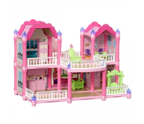 WOOPIE Domek Dla Lalek Willa Ogrodowa 156el.