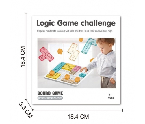 WOOPIE Gra Planszowa Logiczna Kreatywna Układanka Przestrzenna