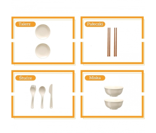 WOOPIE Zestaw Małego Kucharza Garnki Patelnia Czajnik Biały 32el.