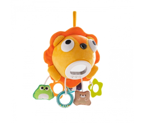 WOOPIE Baby Pluszowy Lew Maskotka Interaktywna Przytulanka Muzyczna z Zawieszkami i Gryzakami