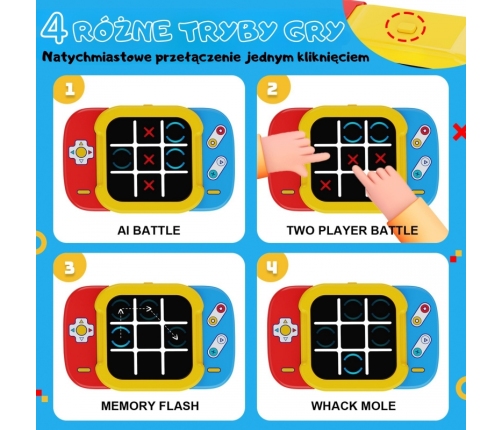 WOOPIE Elektroniczna Gra w Kółko i Krzyżyk