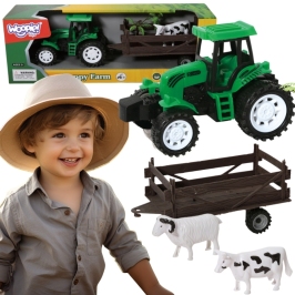 WOOPIE Traktor Rolniczy z Przyczepką i Zwierzętami WOOPIE Traktor Rolniczy z Przyczepką i Zwierzętami