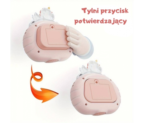 WOOPIE Gra POP IT Elektryczna Antystresowa Zręcznościowa Jednorożec