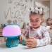 WOOPIE Multifunkcyjna Lampka RGB Głośnik Bluetooth Karaoke Modulator Głosu Karta SD AUX Turkusowa