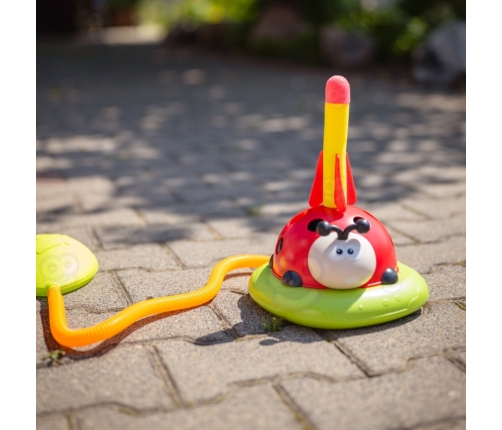 WOOPIE Gra Zręcznościowa 3w1 Wyrzutnia Rakiet Skakanka Rzut do Celu Biedronka