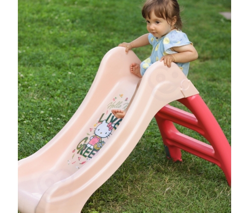 FEBER Zjeżdżalnia 2w1 Wodna Hello Kitty Slide Ślizg 107 cm