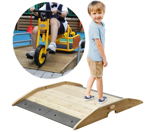 CLASSIC WORLD EDU Drewniany Mostek Rampowy Najazd Droga Tor dla Rowerów