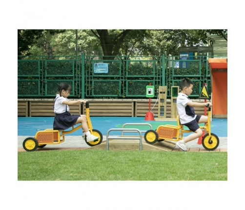 CLASSIC WORLD EDU Drewniany Mostek Rampowy Najazd Droga Tor dla Rowerów