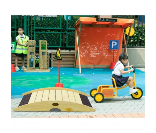 CLASSIC WORLD EDU Zestaw Dużych Znaków Drogowych 90cm - 8el